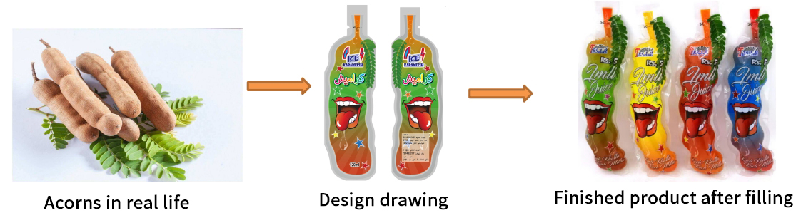 Acid horn-shaped